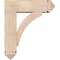 Ekena Millwork Thorton Arts and Crafts Smooth Bracket w/ Offset Brace, Douglas Fir, 7 1/2"W x 24"D x 28"H BKT0806X24X28THR03SDF - alternate 3